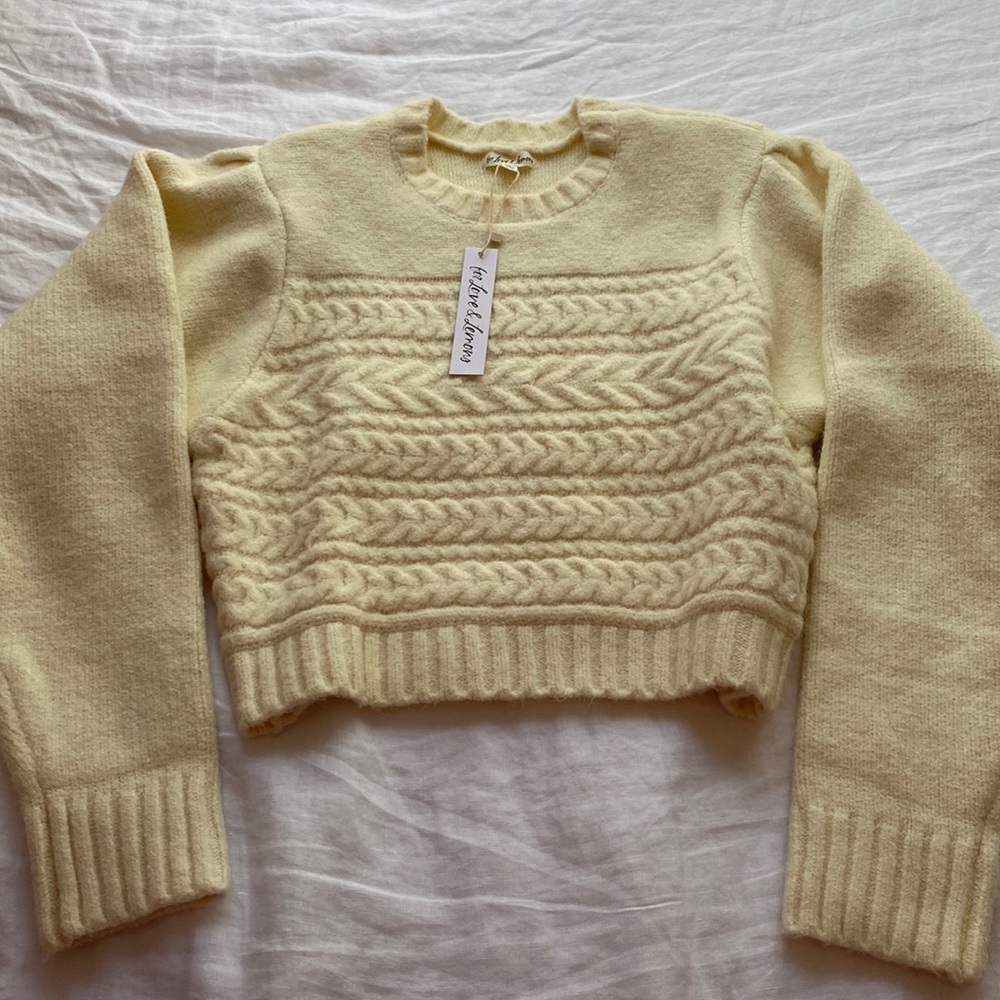 Thick Cable knit Sweater
